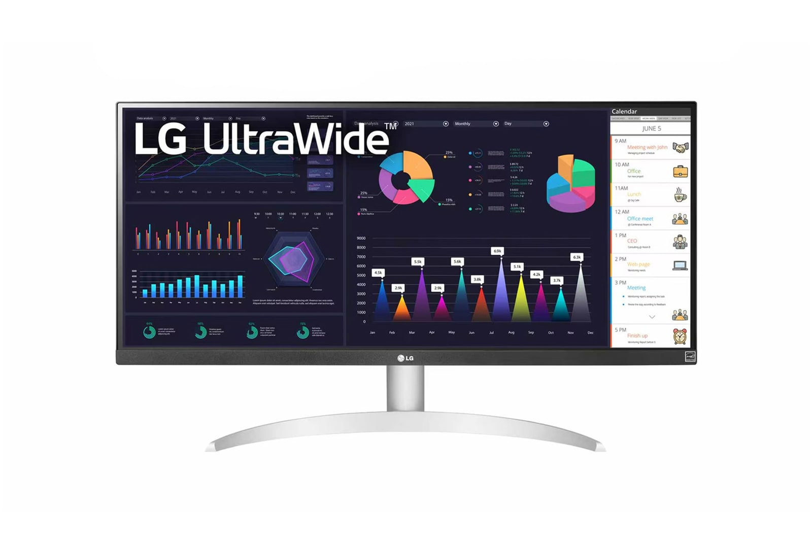 LG 29 Inch UltraWide 29WQ600-W